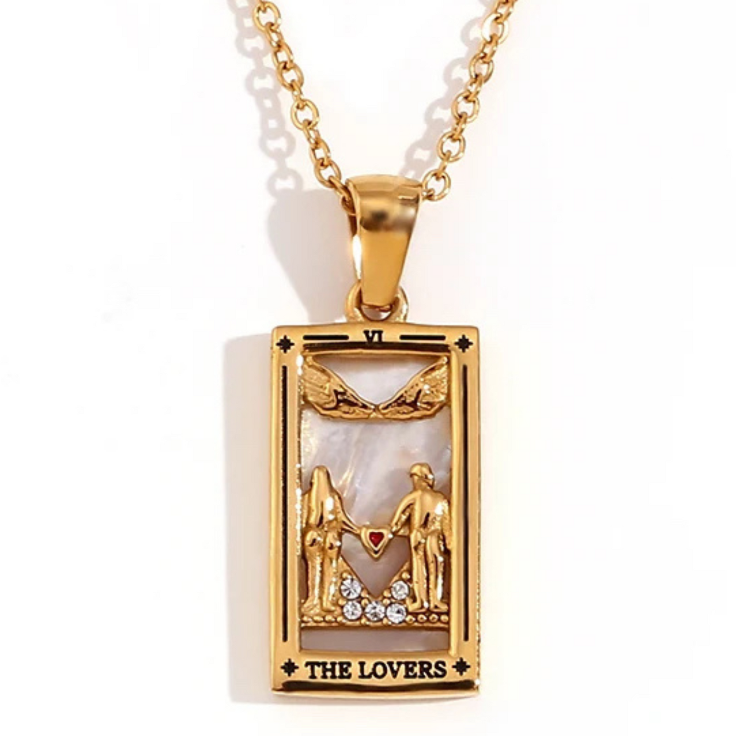 Mystical Tarot Necklace - The Lovers