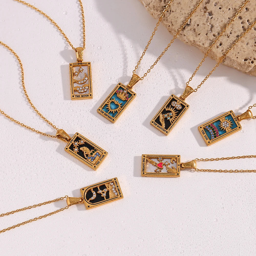 Mystical Tarot Necklace - The Sun